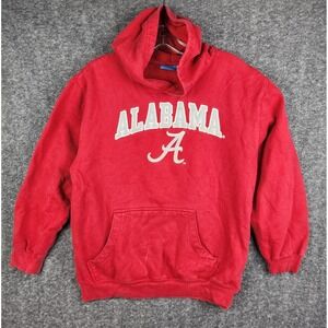 Team Athletics Alabama Hoodie Mens XXL Red‎ Crimson Tide Embroidered Pullover